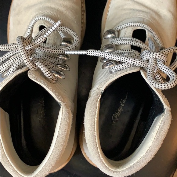 3.1 Phillip lim Dylan canvas lace-up hiking boots - Picture 11 of 15